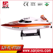 rc barco catamarã barco de corrida de Alta velocidade FT009 passatempo modelo 4CH iate 30 km / h 2.4g rc barcos de velocidade (sistema de refrigeração a água)